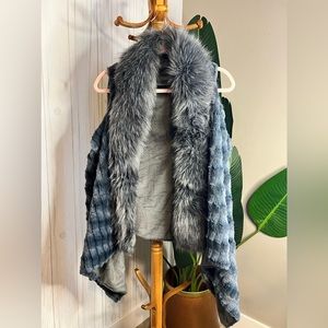 Modena faux fur vest